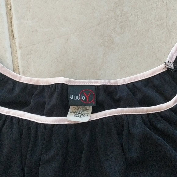 Studio y small pink black top & light pink capri 7 - Picture 5 of 8